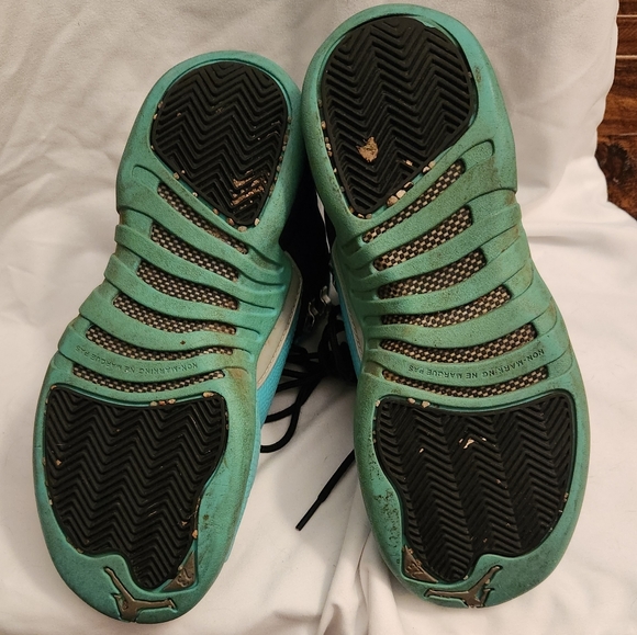 Air Jordan 12 GP Hyper Jade Size 5.5 Y Womens, pre-owned - Picture 14 of 16